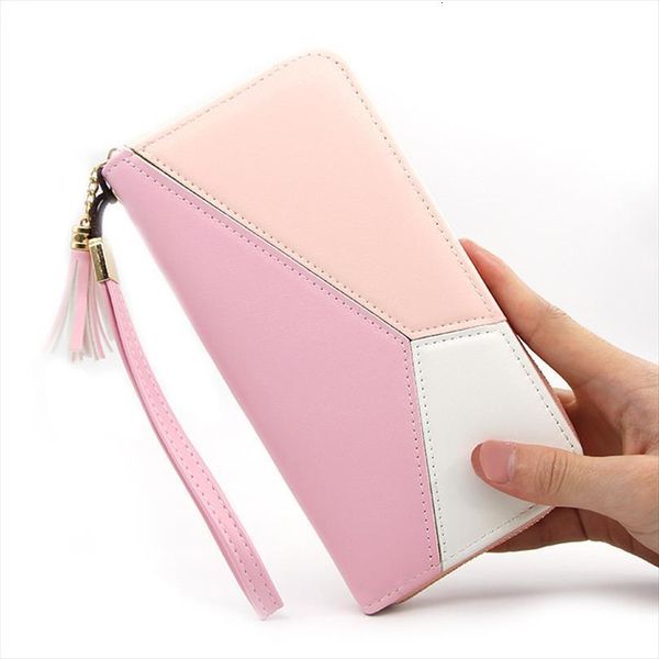 korean version long zipper wallet female student mobile phone bag hand zero womens, Red;black
korean version long zipper wallet female student mobile phone bag hand zero womens, Red;black