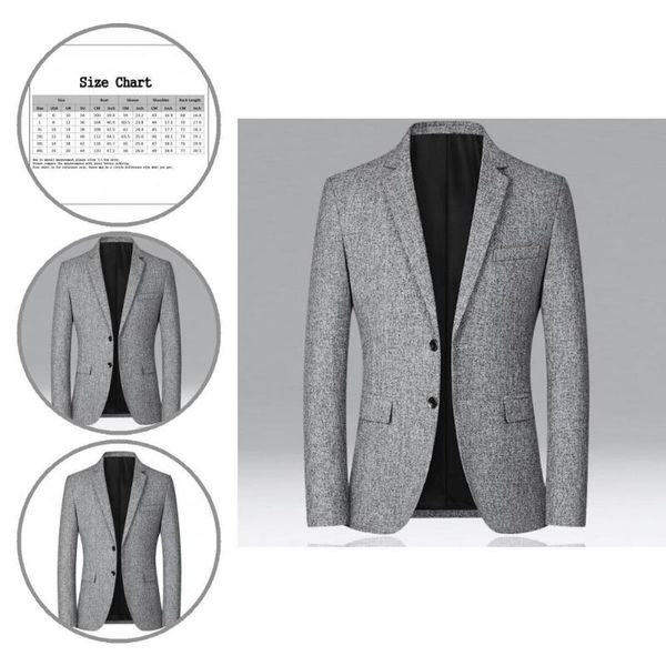 men's suits & blazers male casual lapel buttons suit jacket autumn winter coat slim for daily wear, White;black
men's suits & blazers male casual lapel buttons suit jacket autumn winter coat slim for daily wear, White;black