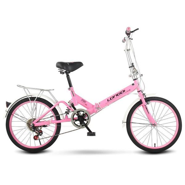 20 inch color single speed or variable speed absorption folding bicycle for men and women easy to fold pink
20 inch color single speed or variable speed absorption folding bicycle for men and women easy to fold pink