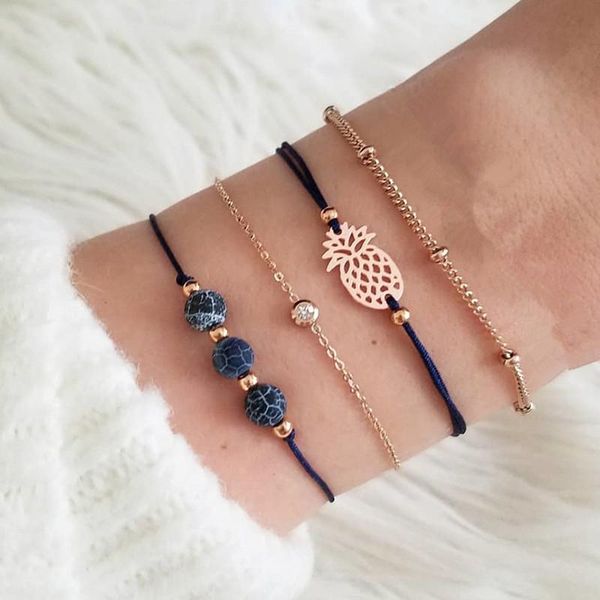 charm bracelets diezi bohemian natural stone beads bangles for women pineapple rope sets jewelry gifts 2021 vintage, Golden;silver
charm bracelets diezi bohemian natural stone beads bangles for women pineapple rope sets jewelry gifts 2021 vintage, Golden;silver