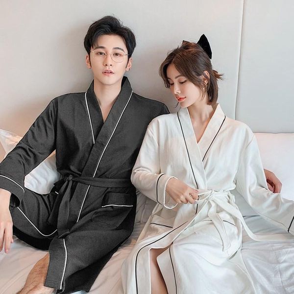 women's sleepwear pure cotton nightgown women bathrobe solid cardigan belt robe comfortable and breathable homewear autumn couple, Black;red
women's sleepwear pure cotton nightgown women bathrobe solid cardigan belt robe comfortable and breathable homewear autumn couple, Black;red
