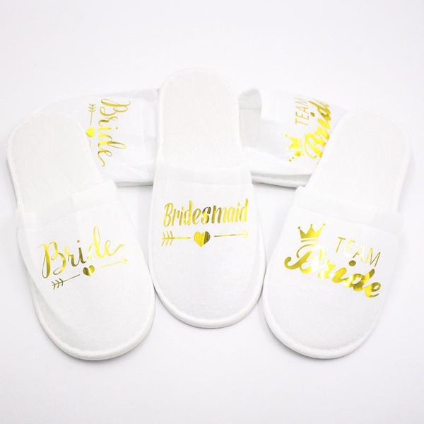 pair bride shower wedding decoration bridesmaid party spa soft slippers ladies bachelorette supplies gifts, Black
pair bride shower wedding decoration bridesmaid party spa soft slippers ladies bachelorette supplies gifts, Black