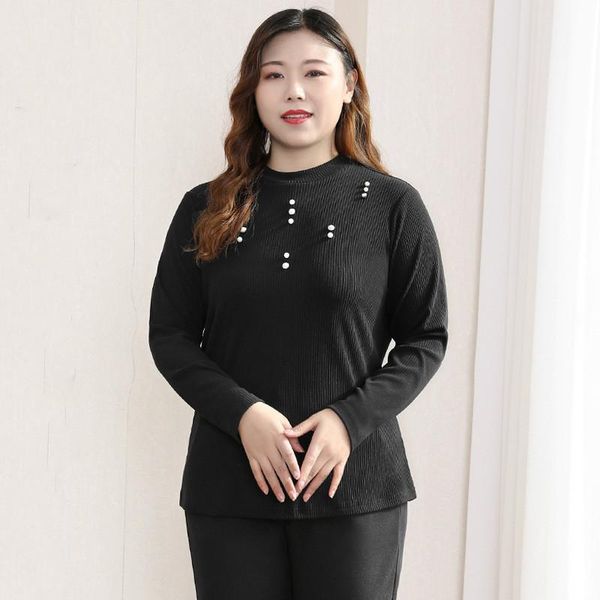 women's sweaters long sleeve beading slim knitted clothing elegant 4xl to 10xl plus size pullover sweater outerwear t20213, White;black
women's sweaters long sleeve beading slim knitted clothing elegant 4xl to 10xl plus size pullover sweater outerwear t20213, White;black