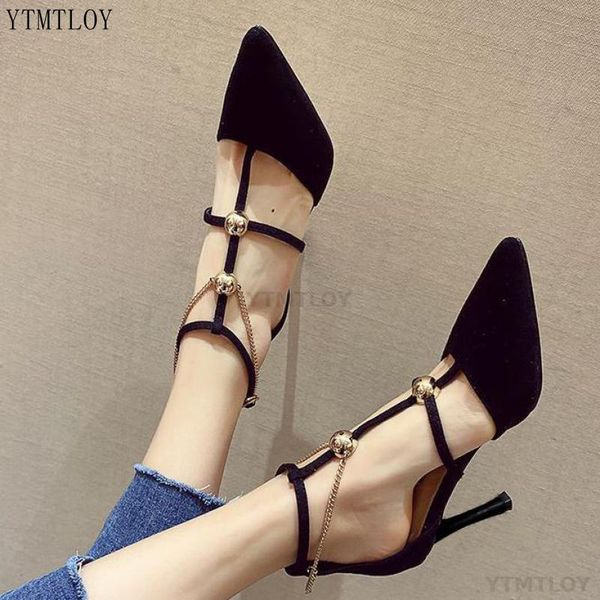 sandals elegant woman high heel pointed toe dress shoes ins party buckle strap sandalia feminina zapatos de mujer plataforma, Black
sandals elegant woman high heel pointed toe dress shoes ins party buckle strap sandalia feminina zapatos de mujer plataforma, Black