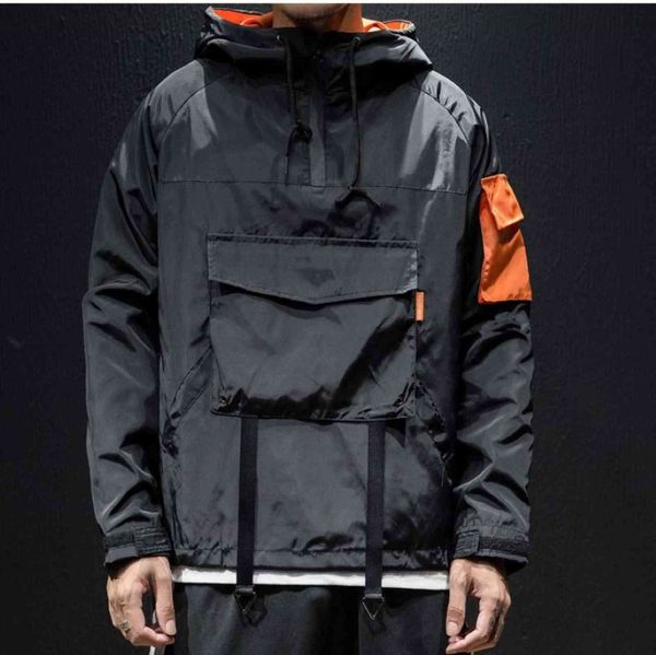 techwear men's et, harajuku street cloth, raincoat, military uniform, spring and autumn, Black;brown
techwear men's et, harajuku street cloth, raincoat, military uniform, spring and autumn, Black;brown