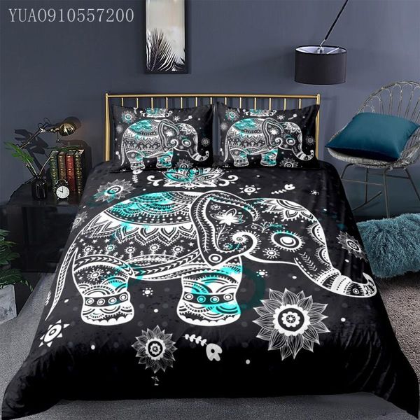 bedding sets luxury black quilt cover set bohemia elephant pattern 2/3 pcs for boys girls soft microfiber duvet and pillowcase
bedding sets luxury black quilt cover set bohemia elephant pattern 2/3 pcs for boys girls soft microfiber duvet and pillowcase