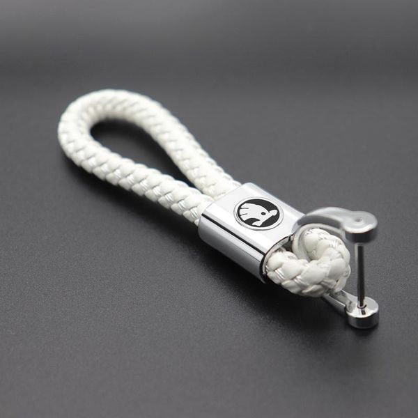 keychains creative horseshoe buckle leather hand-woven rope car keychain accessories pendant skoda logo small gift, Silver
keychains creative horseshoe buckle leather hand-woven rope car keychain accessories pendant skoda logo small gift, Silver