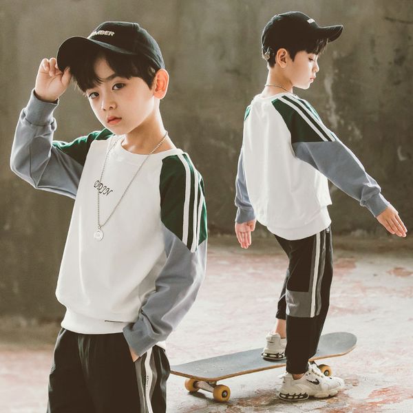 childrens clothing boys t-shirt long-sleeved big kids 2022 new childrens color matching casual bottoming shirt, Blue
childrens clothing boys t-shirt long-sleeved big kids 2022 new childrens color matching casual bottoming shirt, Blue