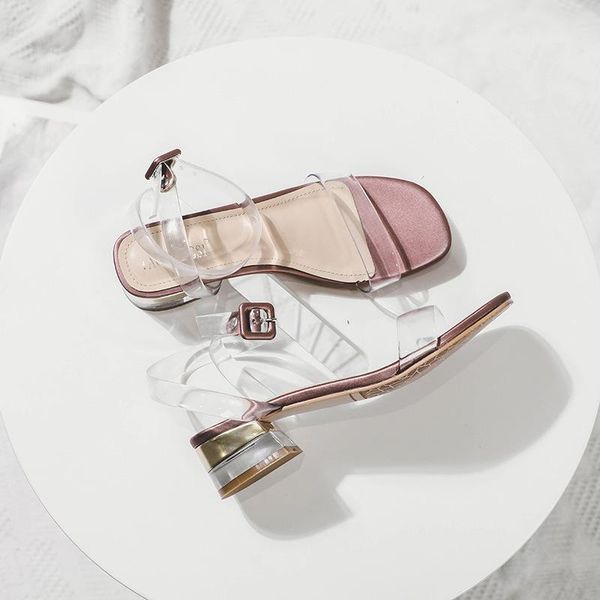 fashion transparent pvc sandals women summer square-toe 4cm chunky heels buckle strap pumps ladies outdoor holiday cozy shoes, Black
fashion transparent pvc sandals women summer square-toe 4cm chunky heels buckle strap pumps ladies outdoor holiday cozy shoes, Black