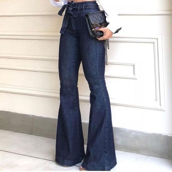 women's jeans 2021 spring and summer fashion pants high waist elastic lace up plus size washed bell wide leg jea, Blue
women's jeans 2021 spring and summer fashion pants high waist elastic lace up plus size washed bell wide leg jea, Blue
