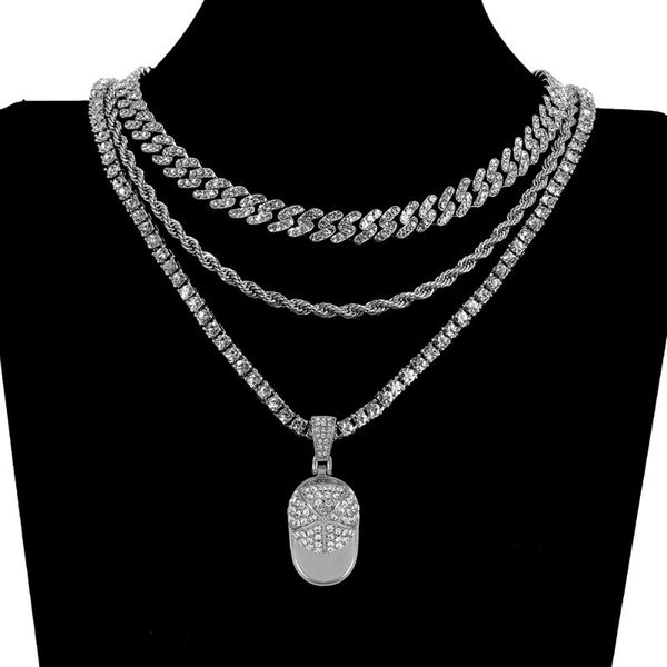 chains 2021 seasonal personality out hip hop baseball cap pendant necklace jewelry golden rock rap cuban chain craftsmanship gift, Silver
chains 2021 seasonal personality out hip hop baseball cap pendant necklace jewelry golden rock rap cuban chain craftsmanship gift, Silver