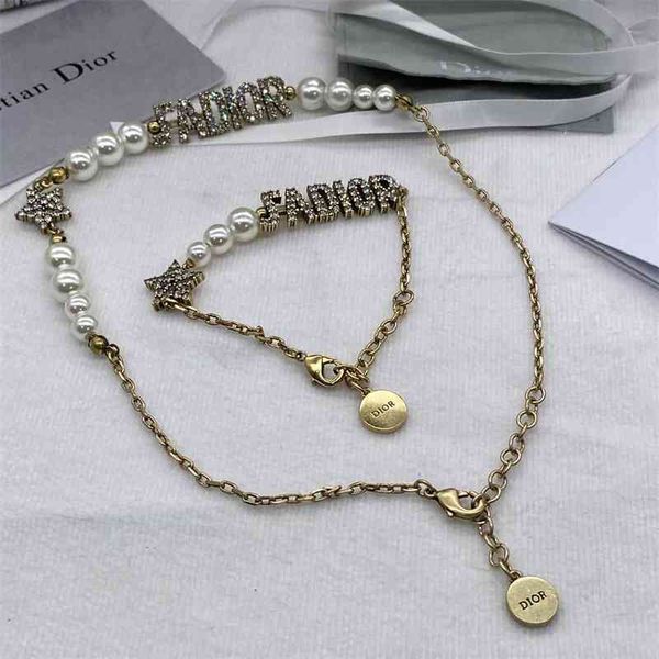 special offer 75%off outlet new letter ja full pearl necklace women's trendy high version clavicle chain necklace bracelet, Silver
special offer 75%off outlet new letter ja full pearl necklace women's trendy high version clavicle chain necklace bracelet, Silver