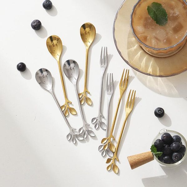 spoons stainless steel branch leaf coffee spoon mug mixing dessert fruit fork with souvenir shovel
spoons stainless steel branch leaf coffee spoon mug mixing dessert fruit fork with souvenir shovel