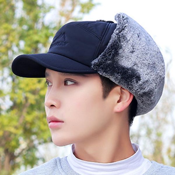 cycling caps & masks winter bomber hat men women fashion ear protection windproof warm plush thicken earflap cap outdoor sport headwear, Black
cycling caps & masks winter bomber hat men women fashion ear protection windproof warm plush thicken earflap cap outdoor sport headwear, Black