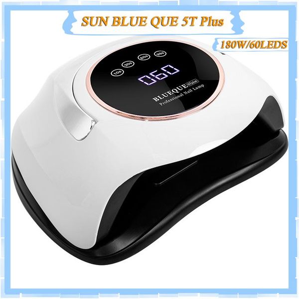 nail dryers 180w sun blueque 5t plus uv manicure machine 60/led ice lamp for drying gel oil 10s/30s/60s/99s timer auto induction
nail dryers 180w sun blueque 5t plus uv manicure machine 60/led ice lamp for drying gel oil 10s/30s/60s/99s timer auto induction