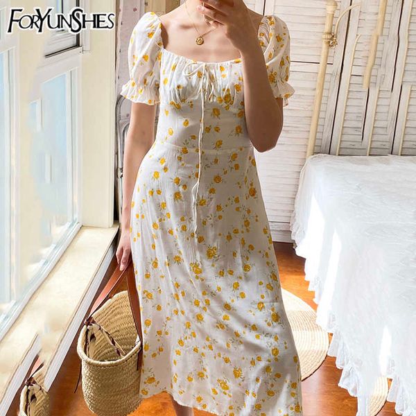 women lace up yellow floral print summer midi dress puff short sleeve vintage square collar high split dresses boho robe 210709, Black;gray
women lace up yellow floral print summer midi dress puff short sleeve vintage square collar high split dresses boho robe 210709, Black;gray