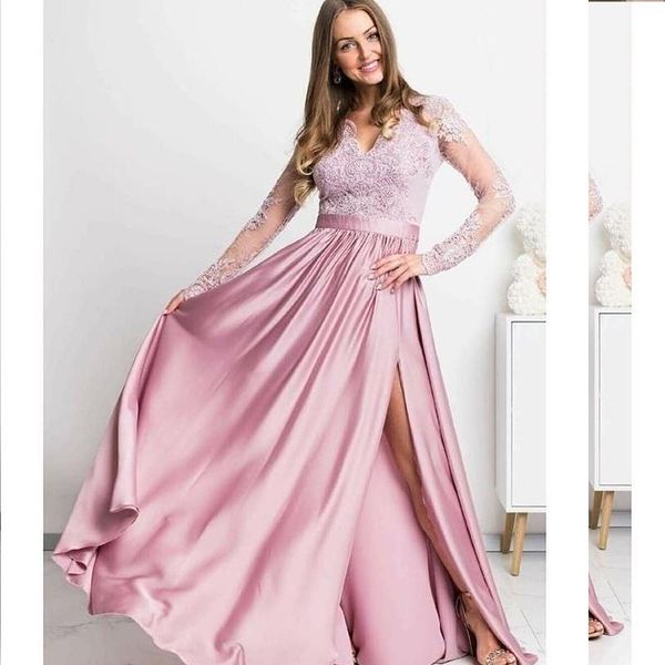 party dresses evening dress pink 2021 long sleeve lace appliques v-neck floor length crystal beaded side slit women formal gowns, White;black
party dresses evening dress pink 2021 long sleeve lace appliques v-neck floor length crystal beaded side slit women formal gowns, White;black