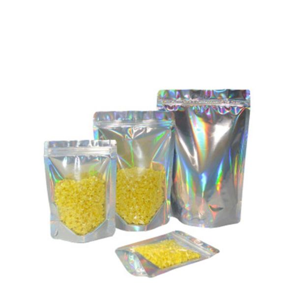 storage bags 1000pcs transparent laser aluminum foil stand up package bag mylar zipper dried pack
storage bags 1000pcs transparent laser aluminum foil stand up package bag mylar zipper dried pack