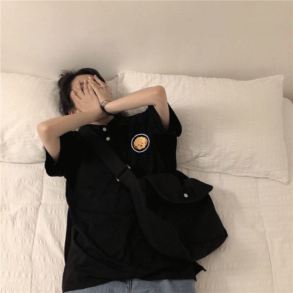 women's hoodies & sweatshirts hip hop gothic t-shirt harajuku women's summer korean collar short sleeve preppy embroidered top, Black
women's hoodies & sweatshirts hip hop gothic t-shirt harajuku women's summer korean collar short sleeve preppy embroidered top, Black