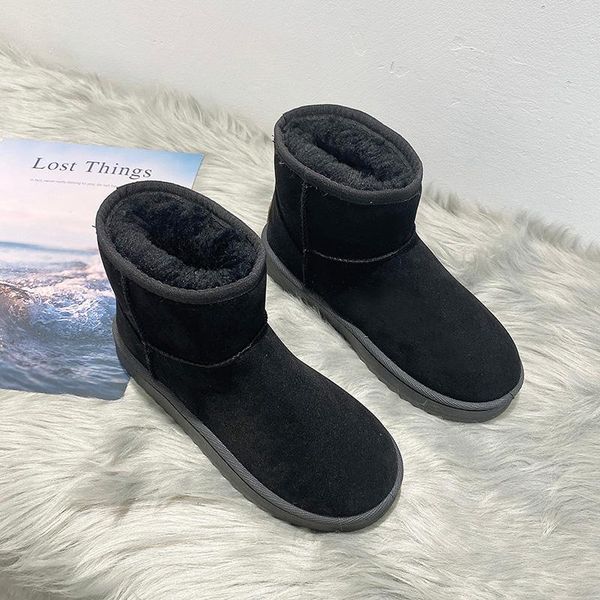 boots lady shoes flat heel round toe winter footwear boots-women plush australia ankle low 2021 fur snow autumn fabric rome can, Black
boots lady shoes flat heel round toe winter footwear boots-women plush australia ankle low 2021 fur snow autumn fabric rome can, Black