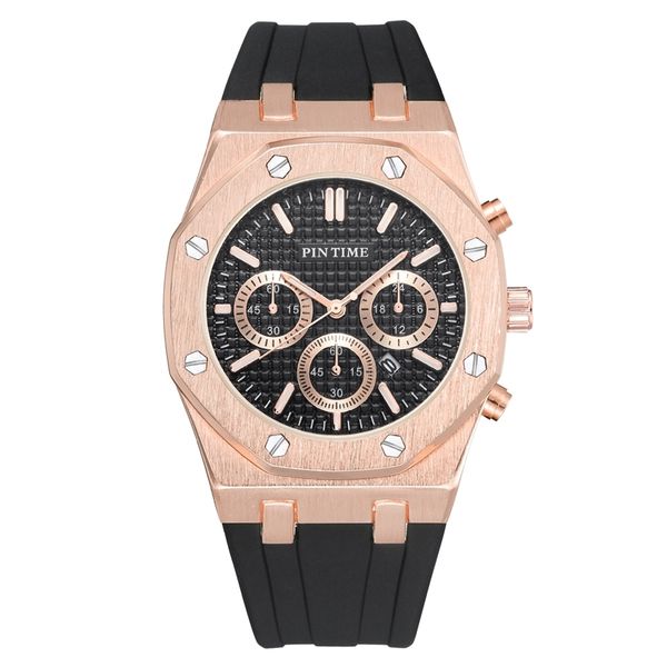 pintime silicone mens watch brand luxury quartz clock calendar military men sport wristwatch relogio masculino relojes 210609, Slivery;brown
pintime silicone mens watch brand luxury quartz clock calendar military men sport wristwatch relogio masculino relojes 210609, Slivery;brown
