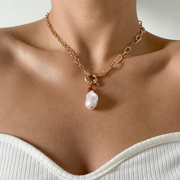 chokers lacteo bohemian baroque imitation pearl pendant necklace jewelry for women 2021 fashion trendy twist cross metal choker, Golden;silver
chokers lacteo bohemian baroque imitation pearl pendant necklace jewelry for women 2021 fashion trendy twist cross metal choker, Golden;silver