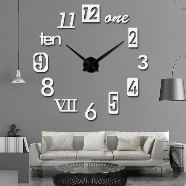 wall clocks 3d diy large acrylic mirror clock creative fashion modern style home decoration background stick
wall clocks 3d diy large acrylic mirror clock creative fashion modern style home decoration background stick