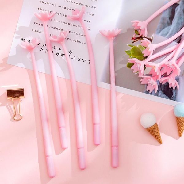 gel pens 1pc creative soft silicone pen cute signature romantic flower cherry blossom gifts for student girl school supply
gel pens 1pc creative soft silicone pen cute signature romantic flower cherry blossom gifts for student girl school supply