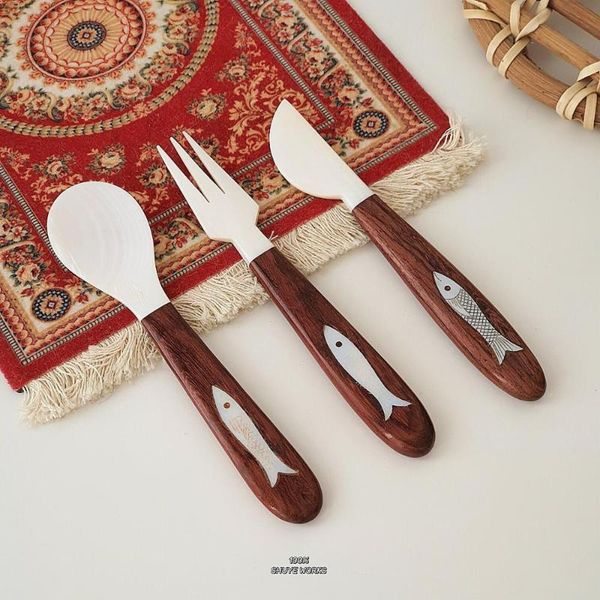 natural shell creative dessert fork wooden handle coffee spoon environmental protection tableware butter knife dinnerware sets
natural shell creative dessert fork wooden handle coffee spoon environmental protection tableware butter knife dinnerware sets
