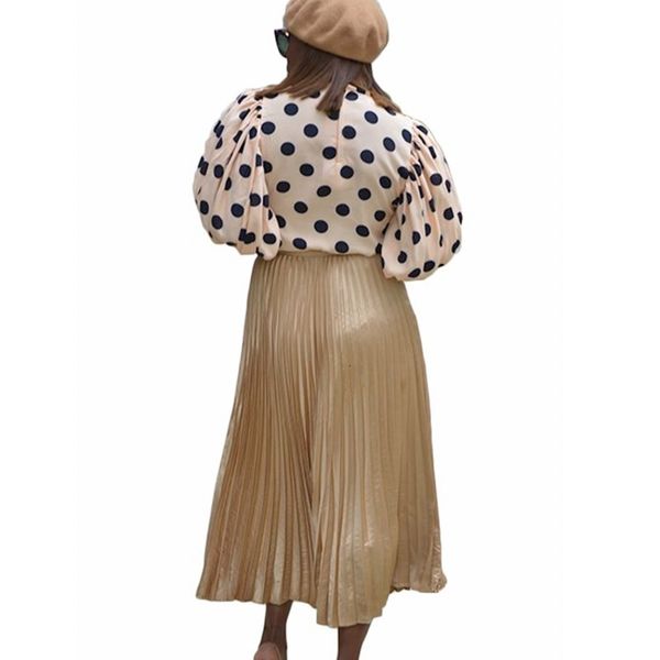 fashion polka dot printed y long sleeves women blouse shirt panelled crew neck loose elegant lady t shirts casual est, White
fashion polka dot printed y long sleeves women blouse shirt panelled crew neck loose elegant lady t shirts casual est, White