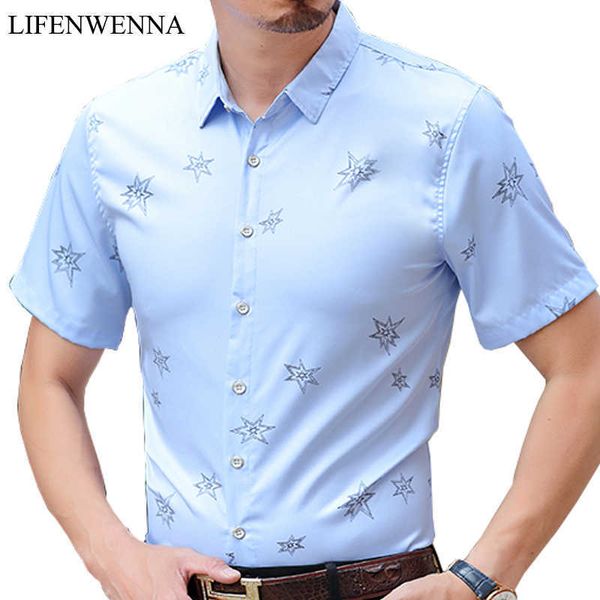 fashion brand mens printed shirt short sleeve slim fit shirt men summer casual mens hawaii shirts men size -7xl 210528, White;black
fashion brand mens printed shirt short sleeve slim fit shirt men summer casual mens hawaii shirts men size -7xl 210528, White;black