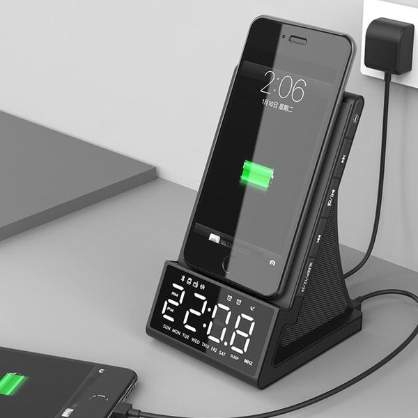 wireless charger clock multifunction table electronic household supplies fast led usb bluetooth speaker stand desk & clocks
wireless charger clock multifunction table electronic household supplies fast led usb bluetooth speaker stand desk & clocks
