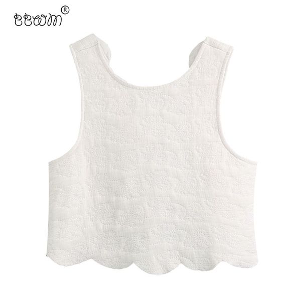 women fashion solid textured cropped blouses vintage sleeveless backless bow tied female shirts chic 210520, White
women fashion solid textured cropped blouses vintage sleeveless backless bow tied female shirts chic 210520, White