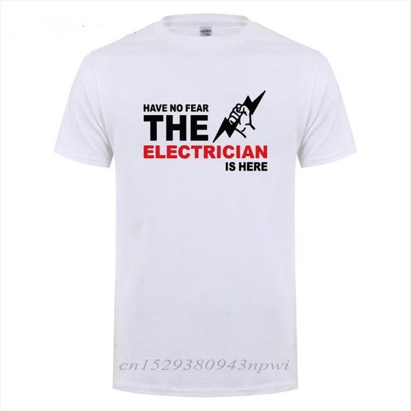have no fear the electrician mens is here funny birthday for men dad father husband short sleeve cotton o, White;black
have no fear the electrician mens is here funny birthday for men dad father husband short sleeve cotton o, White;black