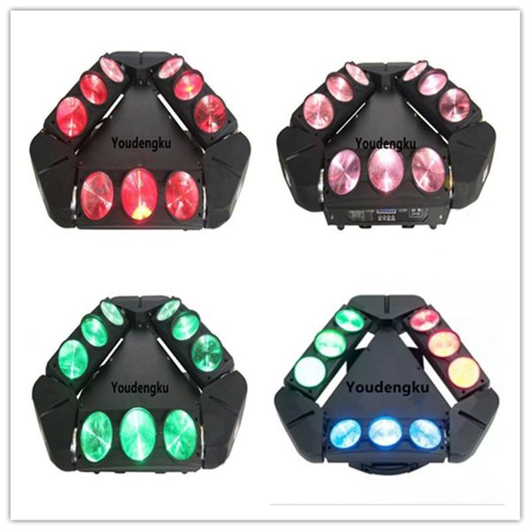 effects 10 pcs rotating led dj spider beam light 9*10w rgbw 4in1 sweeper moving head wash stage
effects 10 pcs rotating led dj spider beam light 9*10w rgbw 4in1 sweeper moving head wash stage