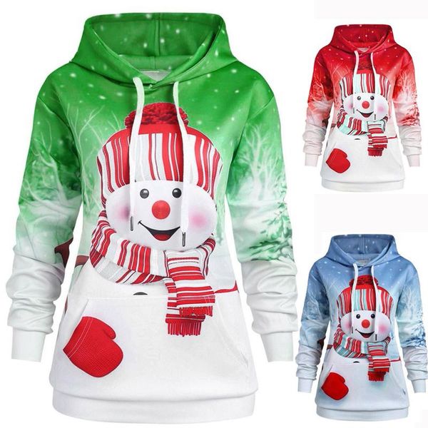 women hoodie christmas big pocket cartoon snowman print long sleeve hoodies sweatshirt pullover sudadera mujer women's & sweatshirts, Black
women hoodie christmas big pocket cartoon snowman print long sleeve hoodies sweatshirt pullover sudadera mujer women's & sweatshirts, Black