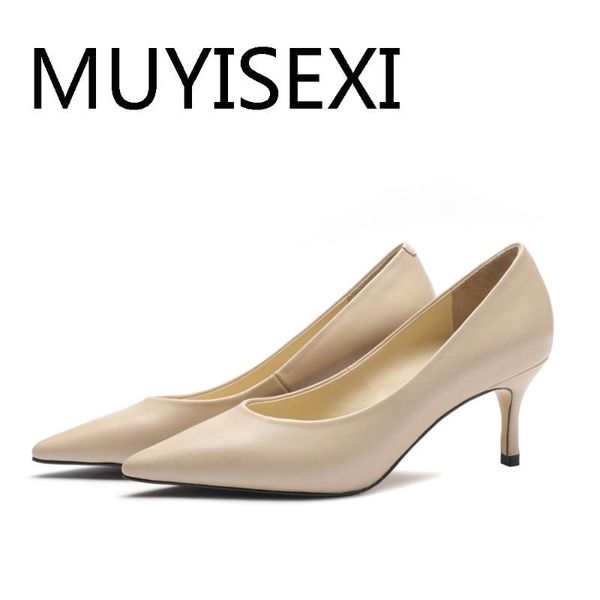 dress shoes apricot full genuine leather office pumps 6.5cm high heels women pointed toe shallow mature career basic cw08 muyisexi, Black
dress shoes apricot full genuine leather office pumps 6.5cm high heels women pointed toe shallow mature career basic cw08 muyisexi, Black