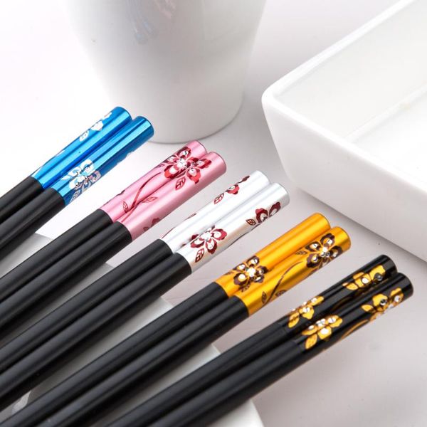 chopsticks 10 pair japanese alloy multicolor flower sushi sticks kitchen tools reusable nonslip chinese long chopstick tableware
chopsticks 10 pair japanese alloy multicolor flower sushi sticks kitchen tools reusable nonslip chinese long chopstick tableware