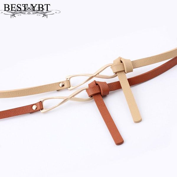 belts ybt imitation leather women's belt alloy double knotted buckle fashion thin individualistic for jeans, Black;brown
belts ybt imitation leather women's belt alloy double knotted buckle fashion thin individualistic for jeans, Black;brown