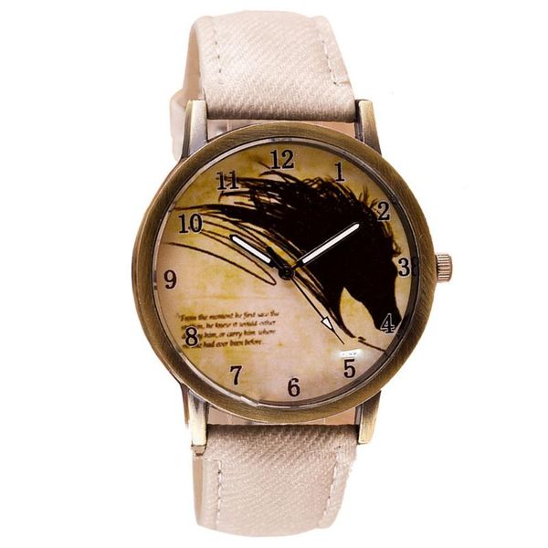 wristwatches women clock sport watch luxury painting horse wristwatch casual quartz with leather gift good-looking bayan kol saati relogio, Slivery;brown
wristwatches women clock sport watch luxury painting horse wristwatch casual quartz with leather gift good-looking bayan kol saati relogio, Slivery;brown