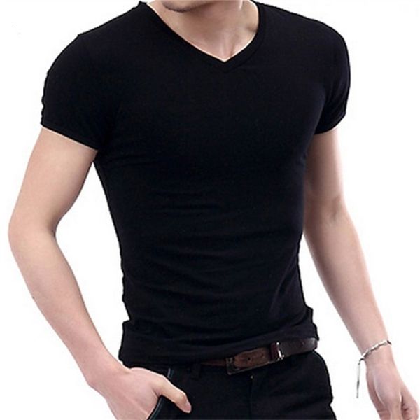men's t-shirts summer v-neck short lycra cotton slim half sleeve solid t-shirt multi color 6shq, White;black
men's t-shirts summer v-neck short lycra cotton slim half sleeve solid t-shirt multi color 6shq, White;black