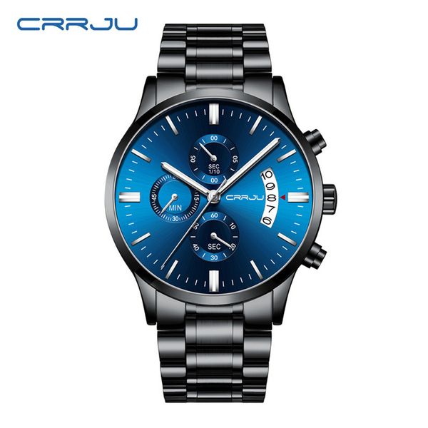 crrju 2273 steel watches six-pin mens casual personality watch student wristwatch blue mesh belt quartz gold wristatches waterproof clock re, Slivery;brown
crrju 2273 steel watches six-pin mens casual personality watch student wristwatch blue mesh belt quartz gold wristatches waterproof clock re, Slivery;brown