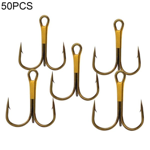50pcs fishing hook silver high-carbon steel crank outdoor lure bait triple hooks tackle tool
50pcs fishing hook silver high-carbon steel crank outdoor lure bait triple hooks tackle tool