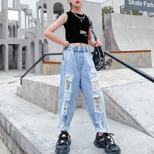 jeans girls pants autumn teenage ripped for hole pencil 8 10 12 y student children casual kids trousers, Blue
jeans girls pants autumn teenage ripped for hole pencil 8 10 12 y student children casual kids trousers, Blue