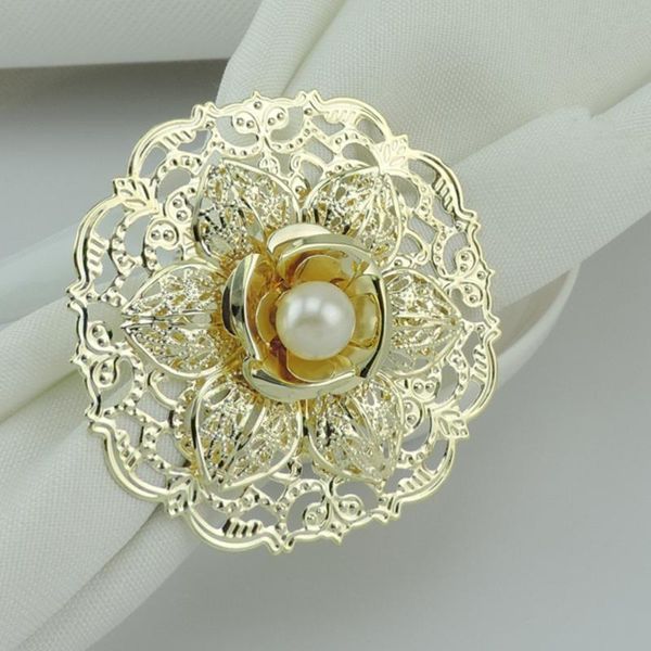 napkin rings 6pcs exquisite flower metal ring pearl serviette buckles for restaurant wedding dinner(golden)
napkin rings 6pcs exquisite flower metal ring pearl serviette buckles for restaurant wedding dinner(golden)