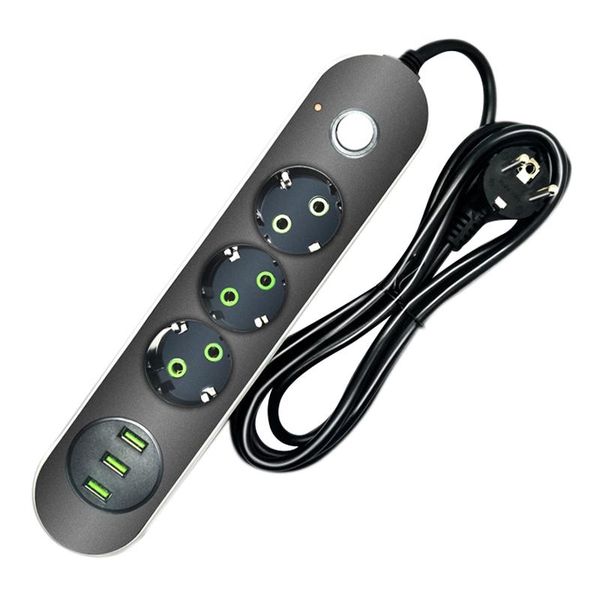 smart power plugs strip socket 3 digits usb electrical extension mobile phone charger for household use eu plug
smart power plugs strip socket 3 digits usb electrical extension mobile phone charger for household use eu plug