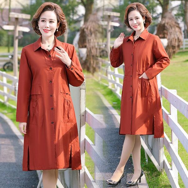 women's trench coats 2021 spring autumn fashion coat women plus size female mid-length thin office windbreaker ladies outerwear 5xl g12, Tan;black
women's trench coats 2021 spring autumn fashion coat women plus size female mid-length thin office windbreaker ladies outerwear 5xl g12, Tan;black