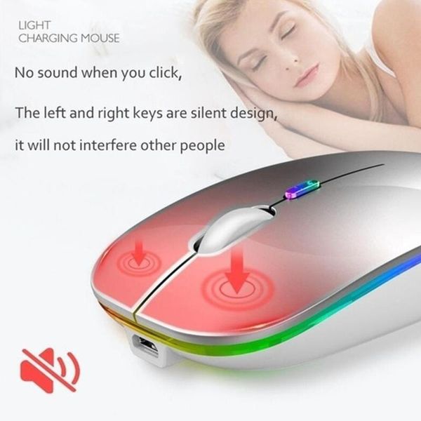 2.4ghz wireless optical mouse mice mute silent usb led for pc dual-mode computer bluetooth rechargeable charging lapt5f2
2.4ghz wireless optical mouse mice mute silent usb led for pc dual-mode computer bluetooth rechargeable charging lapt5f2