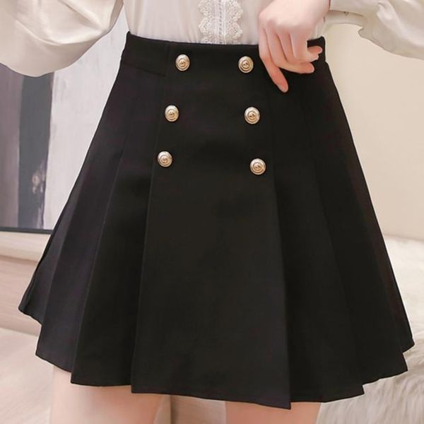 skirts spring and summer 2021 korean pleated skirt high waist thin a-line fashion versatile short, Black
skirts spring and summer 2021 korean pleated skirt high waist thin a-line fashion versatile short, Black