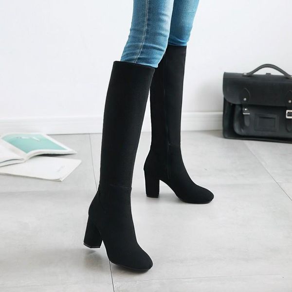 boots big size 11 12 13 14 fashion of euro-american square head, rough heel, side zipper, slender and long, Black
boots big size 11 12 13 14 fashion of euro-american square head, rough heel, side zipper, slender and long, Black